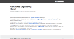 Desktop Screenshot of gammatec.de
