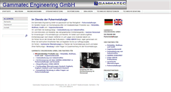 Desktop Screenshot of gammatec.com